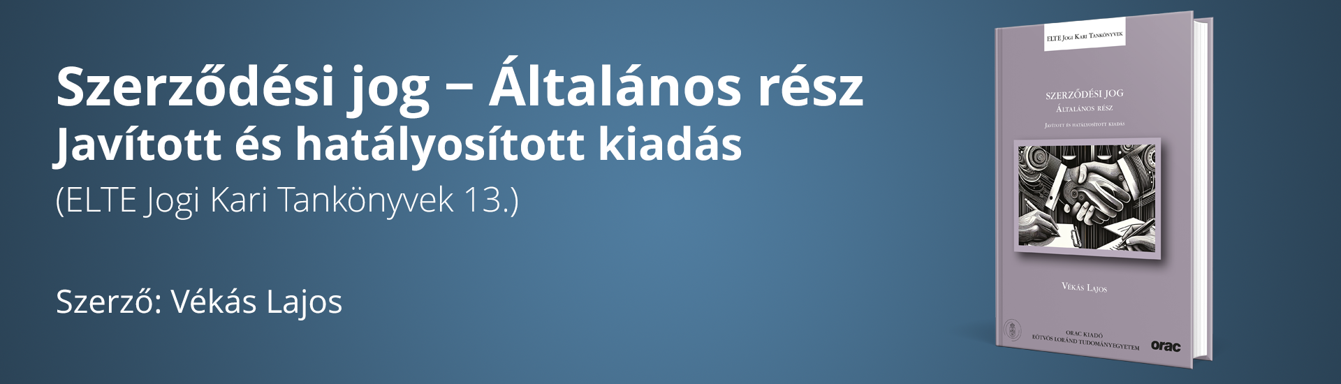 Szerződési jog - Általános rész