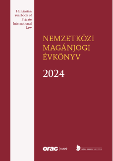 Nemzetközi magánjogi évkönyv 2024